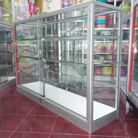 Etalase 1,5M x 1M Untuk Perlengkapan Usaha 4 Tahap
