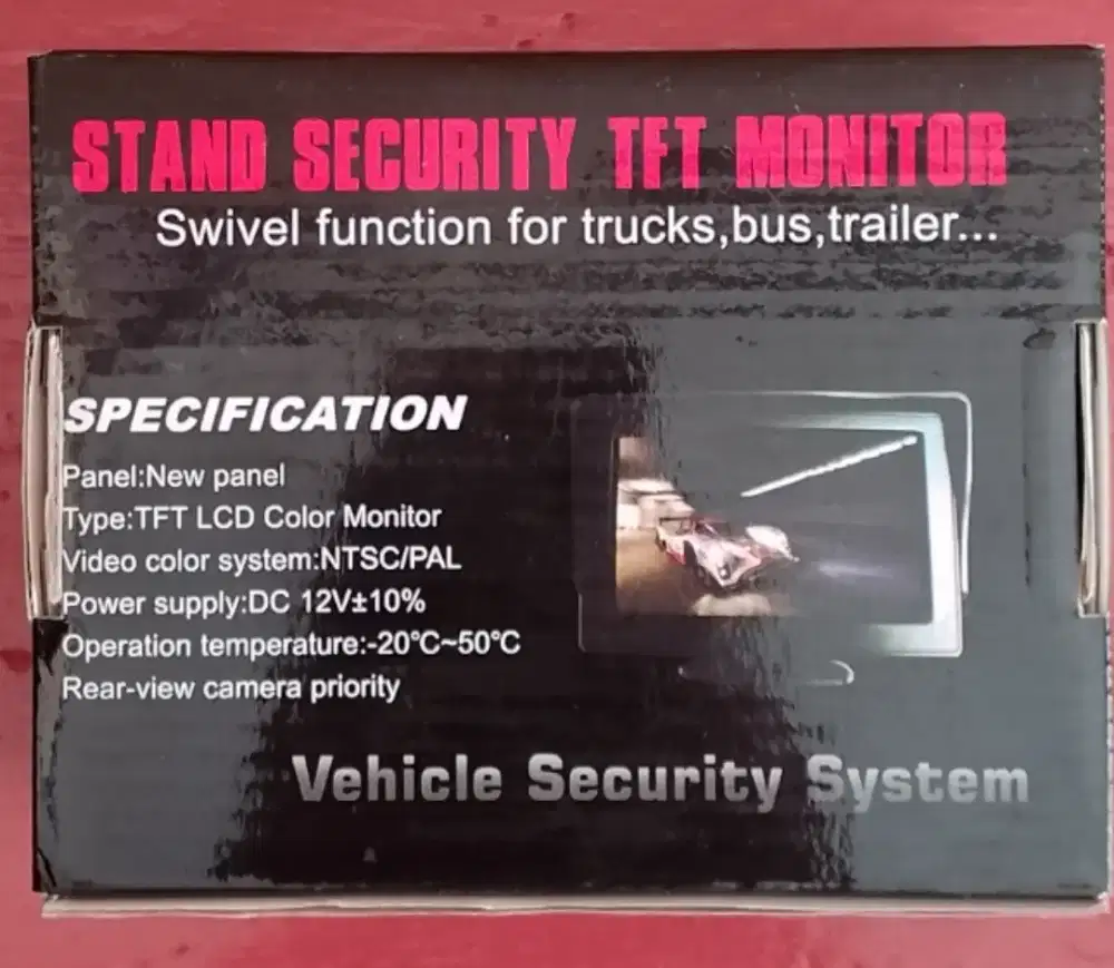 Tv portable mobil bisa di lipat untk di jdkan kamera mundur