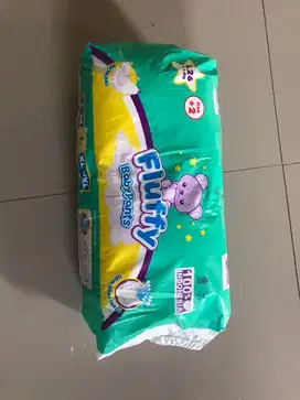 Popok fluffy ukuran L26+2 baru