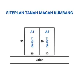 Tanah Kavling Demang SHM Dekat Jalan Raya: SHM