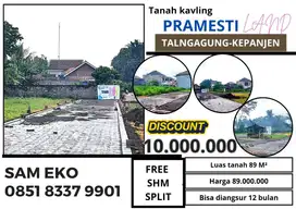 Tanah kavling pribadi dengan lokasi yang bagus