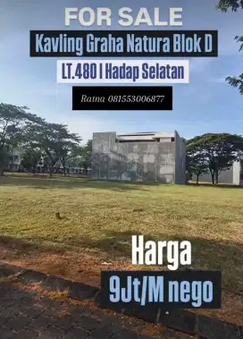 Dijual Cepat Kavling Graha Natura Surabaya Barat