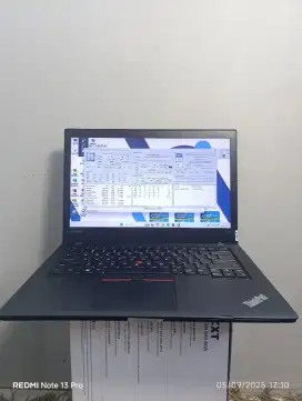 Laptop Second Lenovo Thinkpad T470 Intel Core i7-7600u Ram 8g Ssd 256g
