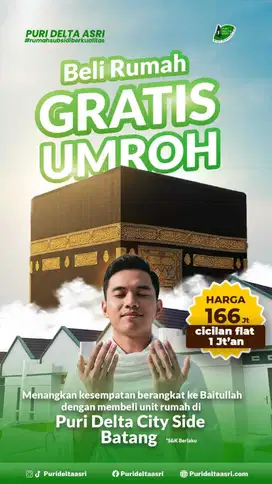 BELI RUMAH GRATIS UMROH