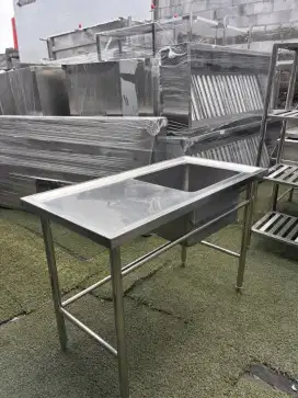 Sink 1 lubang sayap kiri
Ukuran 120x60x85
Lubangnya 50x40x30