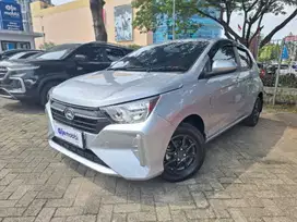 Like New Daihatsu Ayla Like New 1.0 X Bensin-MT 2023 Silver