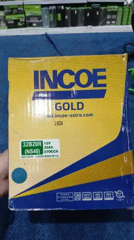 Aki Mobil Incoe Gold Ns40/L