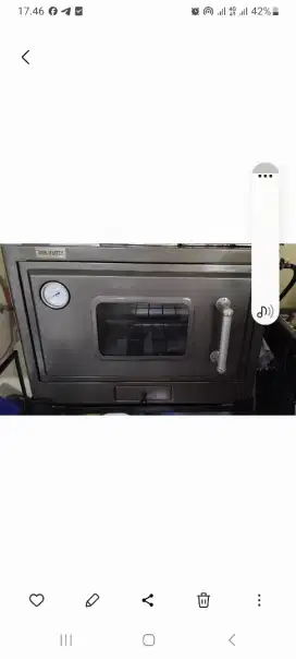 Oven GAS BIMA MASTER like new