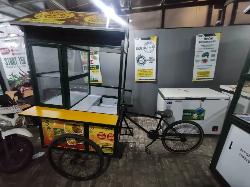 Dijual Gerobak Sepeda Seken