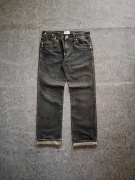 Pants denim vintage Time Belt size 33-34