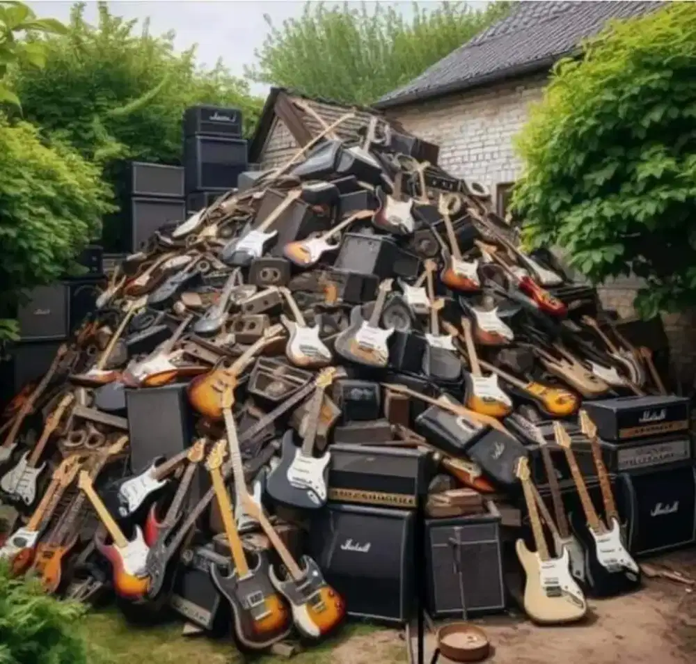 Alat musik di bayar cash