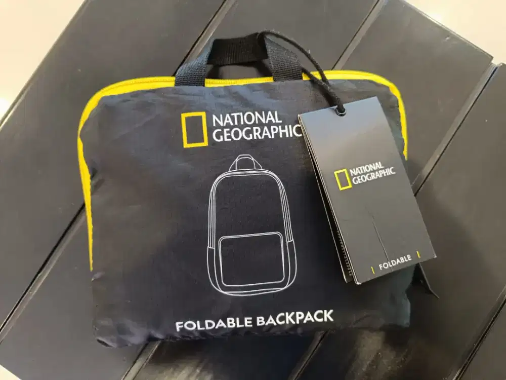 tas Foldable bag Natgeo national geographic original new baru tag