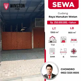 Disewakan gudang hadap jalan raya di tandes di Manukan di benowo