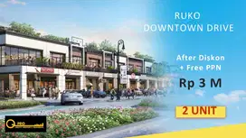 Ruko Downtown Drive Ready Super Disc+Free PPn Expo Summarecon Serpong