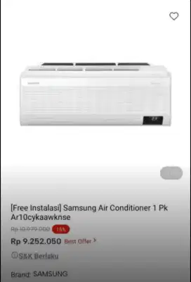 PROMO KREDIT SAMSUNG AC 1 PK