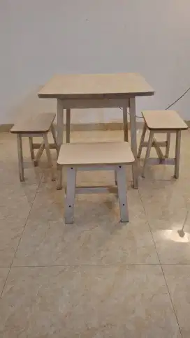Meja Makan IKEA NORRAKER Table Birch