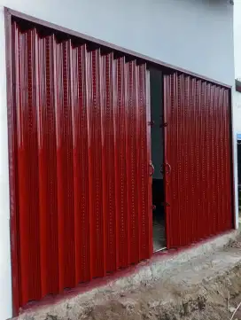 Pintu folding gate baru dan bisa tukar tambah Dll