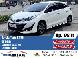 Yaris 1.5 S TRD 2018 At Putih Km 83Rb Warenty 1Th Dp 10Jt *DINAR auto*