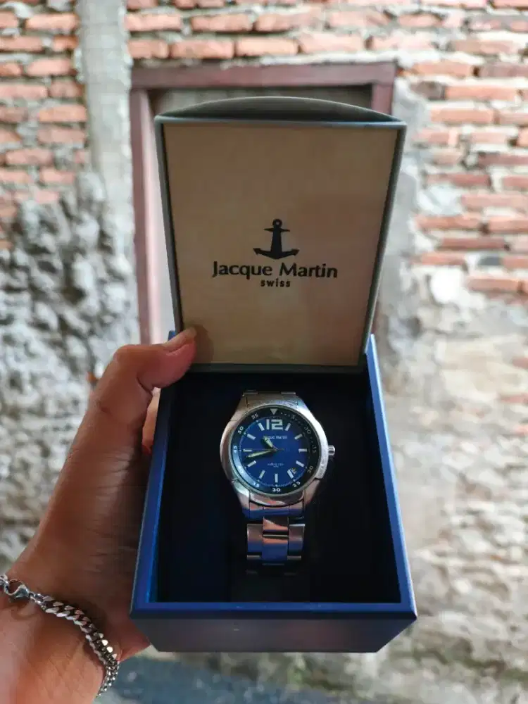 Jual jam tangan Jacque Martin swiss