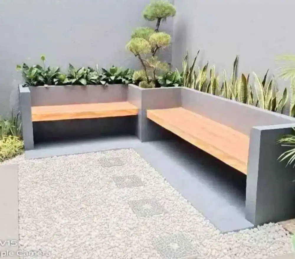 Bangku taman outdoor