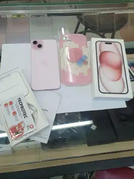 Iphone 15 Plus 128gb bh89% pink ex resmi ibox