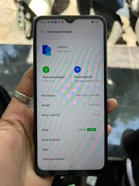 OPPO A17k 3/64 MULUS minus BATANG (HALAL)