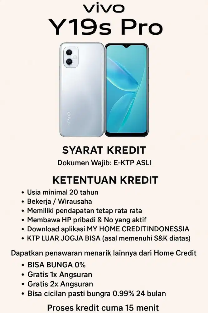 Mau cari hp tapi belum cukup cash? Tenang saja disini bisa kredit