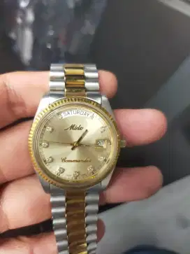 MIDO COMMANDER 8299 GOLD PLATED