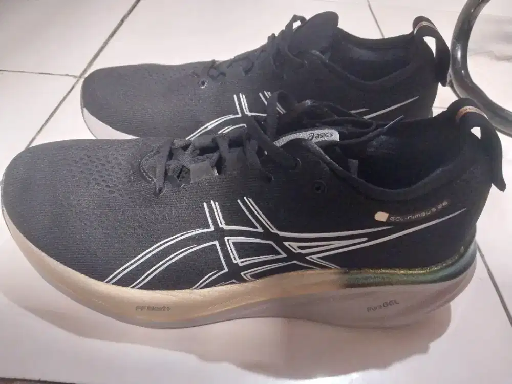 Sepatu Asics Gel Nimbus 26 platinum - 45