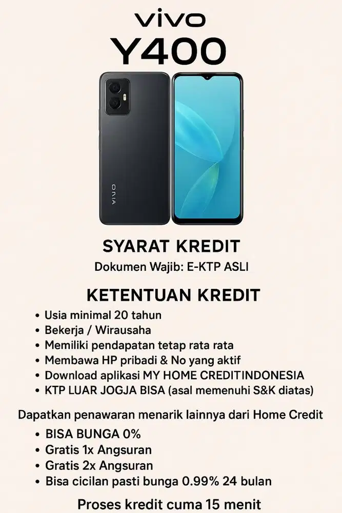 Mau cari hp tapi belum cukup cash? Tenang saja disini bisa kredit