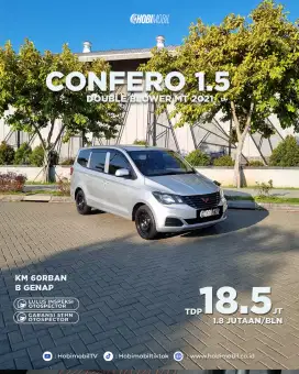 Wuling Confero double blower manual 2021 km 60rb garansi mesin 5 tahun