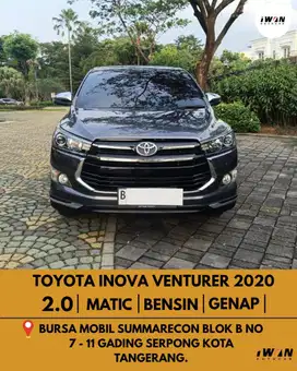 2020 Toyota Innova Venturer 2.0 Bensin AT