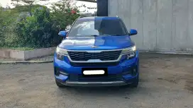 Kia seltos ex non sunroof turbo 2020 pakai 2021 biru