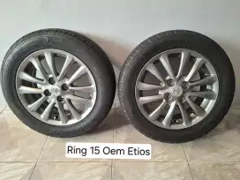 Velg Oem Toyota Etios R15 Gun Metal
