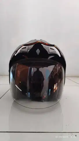 Helm MDS half face double visor