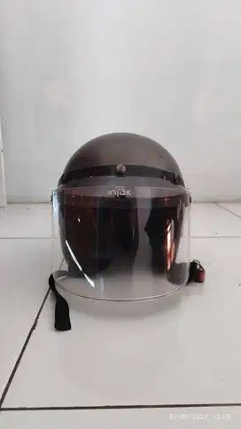 Helm bogo bukan JPN warna Abu abu