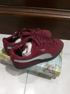 Puma Suede Maroon x One Piece