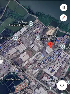 DIJUAL GUDANG KALIANAK DEKAT MARGOMULYO LUAS 1 HEKTAR LEBIH