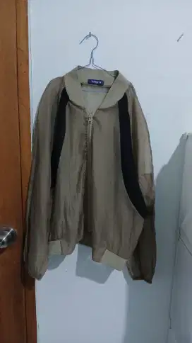 THREE M Preloved Jaket Fashion Wanita Bomber Fashion Meghan Patchwork
