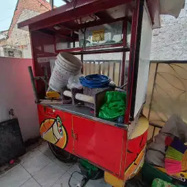 Jual Rugi Gerobak Kebab gratis kompor