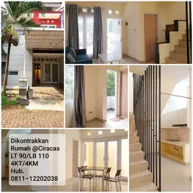 Rumah Cantik disewakan di Ciracas