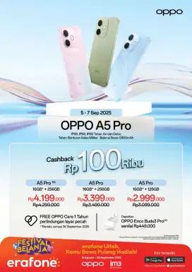 Oppo A5pro cashback