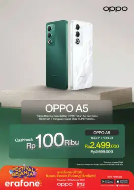 Oppo A5 2025 cashback
