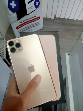 iphone 11 Pro 256gb warna gold Normal full set