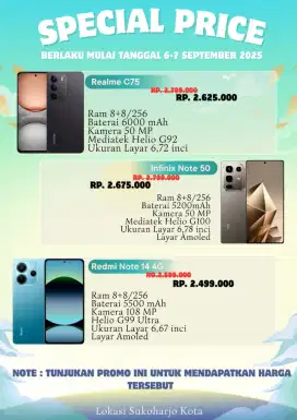 PROMO HP TERMURAH SE SESUKOHARJO
