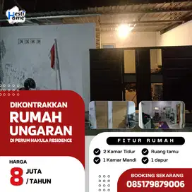 Disewakan Rumah Siap Huni di Ungaran 8jt /tahun Perum Nakula Residence
