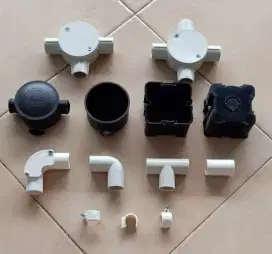 Ready.. berbagai macam aksesoris pipa listrik