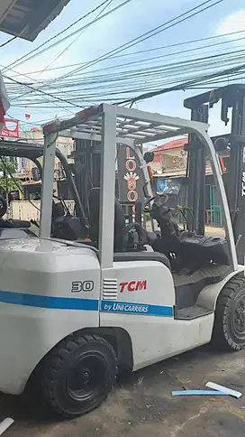 Forklift TCM 3 Ton,Matic,Tiang 4 Meter,Mesin Isuzu C240,Tahun 2020