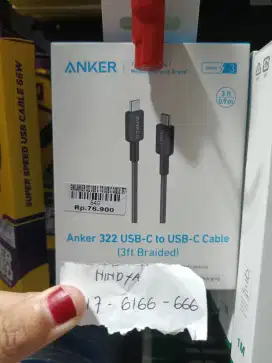 Anker 322 usb c to usb c cable 3ft ATLANTIS DAHSYAT