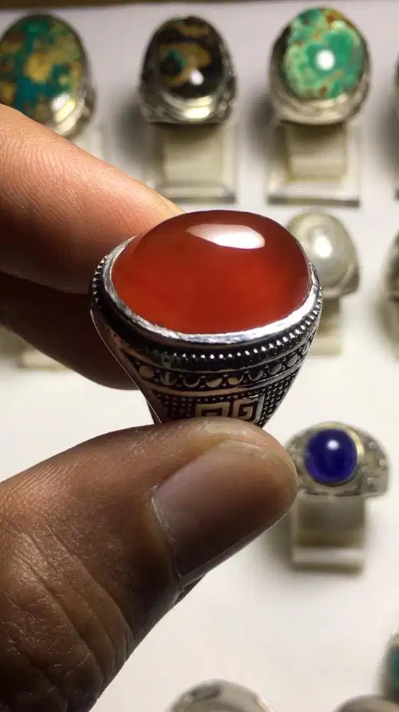 NATURAL RED RAFLESIA BATU CEMPAKA MERAH KRISTAL AJIEBB